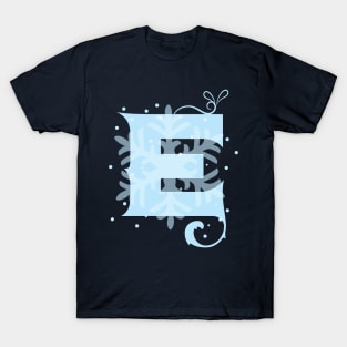 Winter Letter E T-Shirt